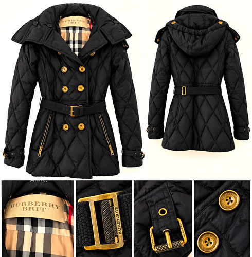 Burberry brit damen steppjacke - burberry,