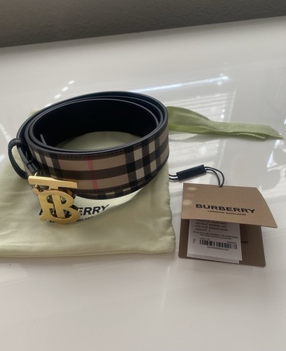Burberry gürtel monogram - burberry, "tb