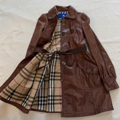Burberry blue label leder - label,