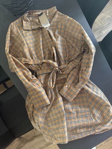 Burberry hemdblusenkleid mit - burberry,